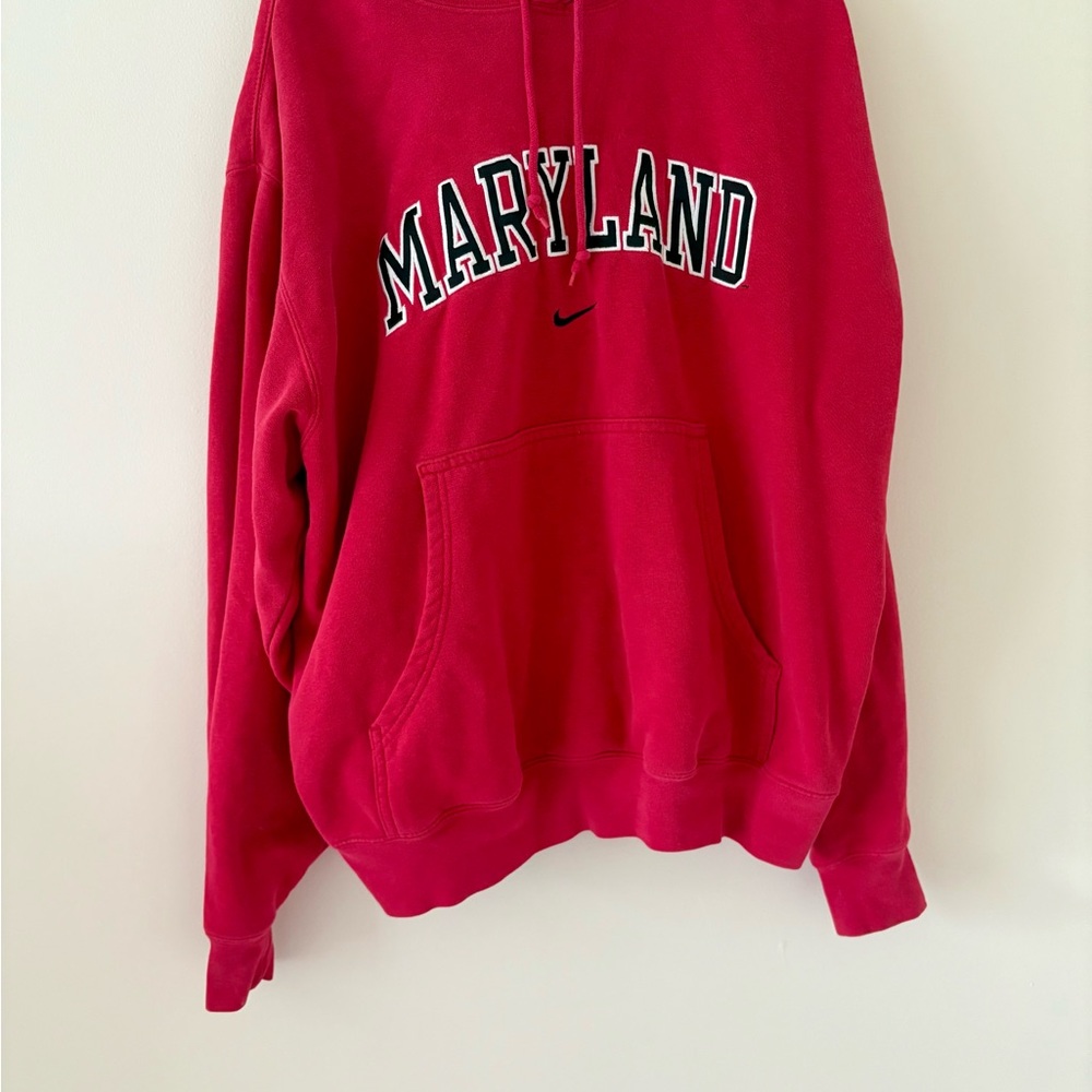 Nike Red Vintage Maryland Hoodie